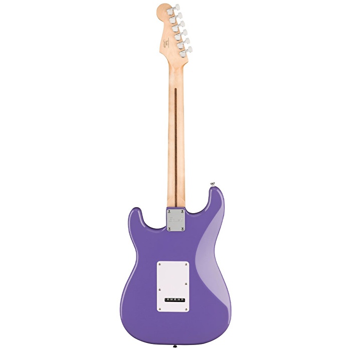 Squier 0373150517 Sonic Stratocaster Elektro Gitar (Ultraviolet) | Mor Renk Laurel Klavye ve Beyaz Pickguard