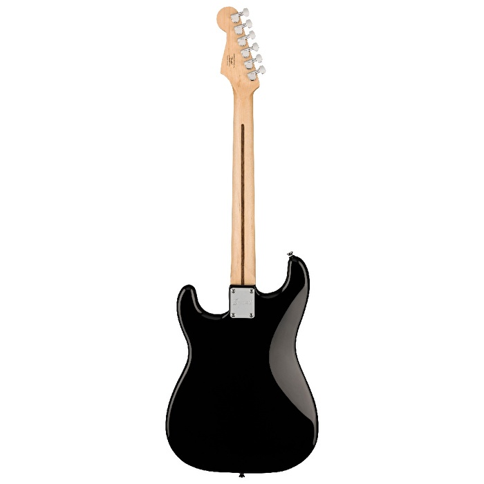 Squier 0373301506 Sonic Stratocaster Hardtail H Gitar (Siyah) | Tek Humbucker Sabit Köprü ve Siyah Pickguard ile Rock Makinesi