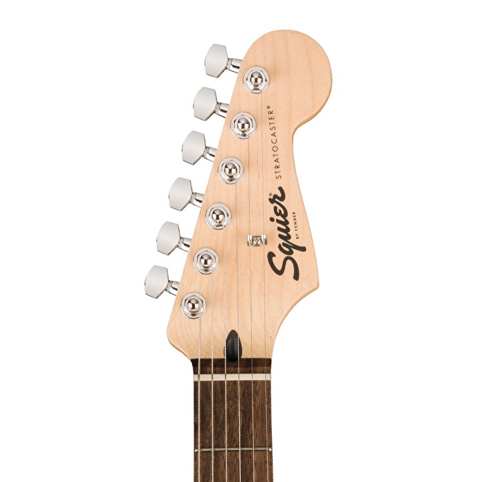 Squier 0373301506 Sonic Stratocaster Hardtail H Gitar (Siyah) | Tek Humbucker Sabit Köprü ve Siyah Pickguard ile Rock Makinesi