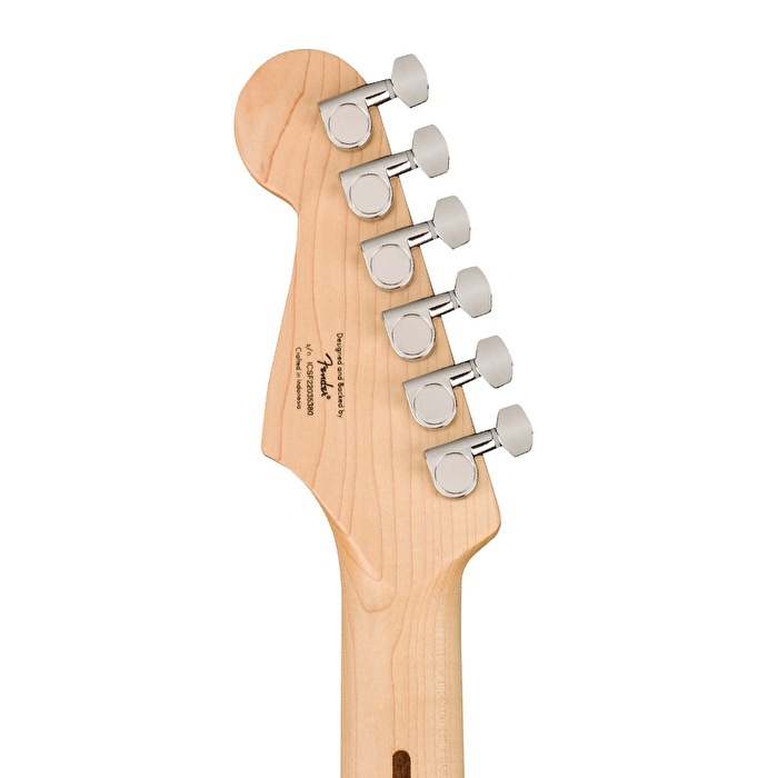 Squier 0373252580 Sonic Stratocaster Hardtail Elektro Gitar (Arctic White) | Sabit Köprü Kutup Beyazı ve Akçaağaç Klavye