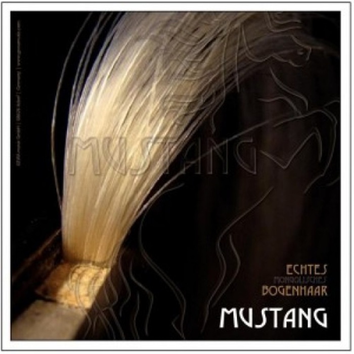 Mustang 450922 Doğal At Kuyruğu Çello Kılı | Güçlü ve Esnek Yapı ile Çello Yayları İçin Maksimum Sürtünme ve Derin Ses Karakteri