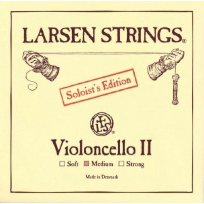 Larsen 639424 Soloist Çello Re (D) Teli (Medium) | Sıcak ve Kadifemsi Ton Geçişleri Uzun Ömürlü Akort Kararlılığı