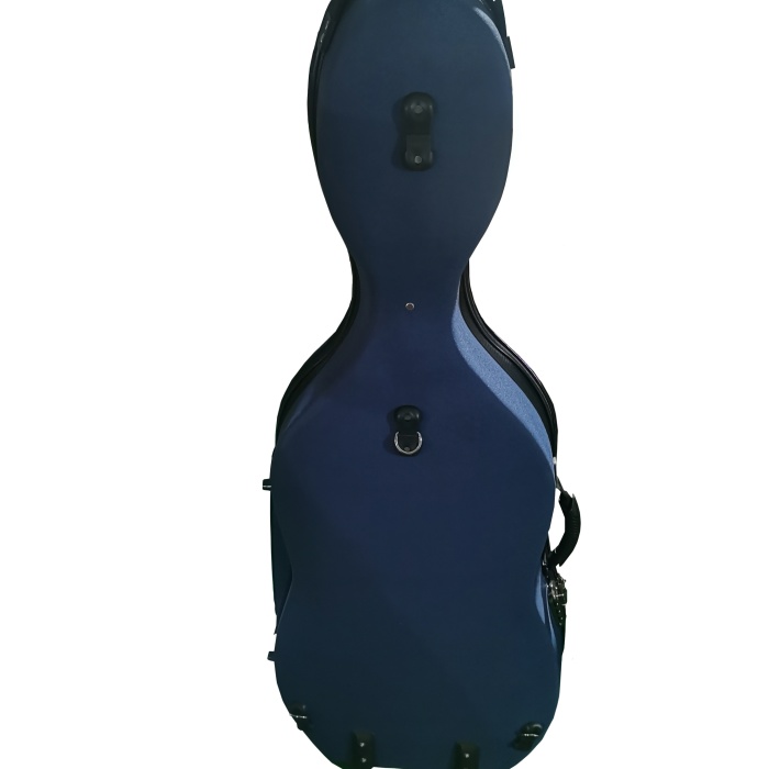 Picaldi BGC1600-NAVY BLUE Mavi Çello Kutusu | Darbeye Dayanıklı Sert Kabuk İç Süspansiyon Sistemi ve Tekerlekli Mekanizma ile Güvenli Taşıma