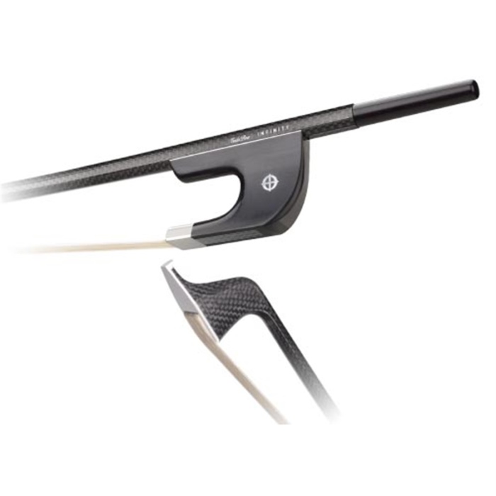 Coda Bow BIG3 Infinity German Karbon Kontrabas Arşesi | Profesyonel Karbon Fiber Gövde Alman Tutuşuna Uygun Denge ve Güçlü Projeksiyon