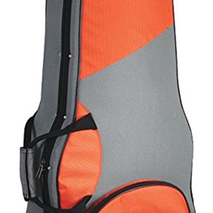 Picaldi CCG001A Klasik Gitar Kutusu (Gri/Turuncu) | Modern Renk Tasarımı Su Geçirmez Dış Yüzey ve Aksesuarlar İçin Geniş İç Bölme