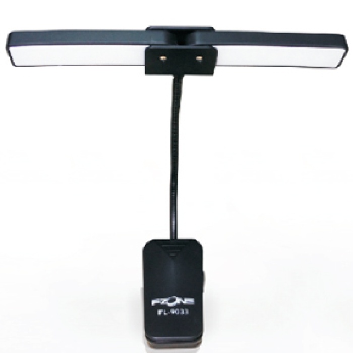 Fzone FL9033 10lu LED Nota Sehpası Lambası | Kompakt Tasarım Güçlü Aydınlatma ve Nota Kağıtları İçin Net Görüş