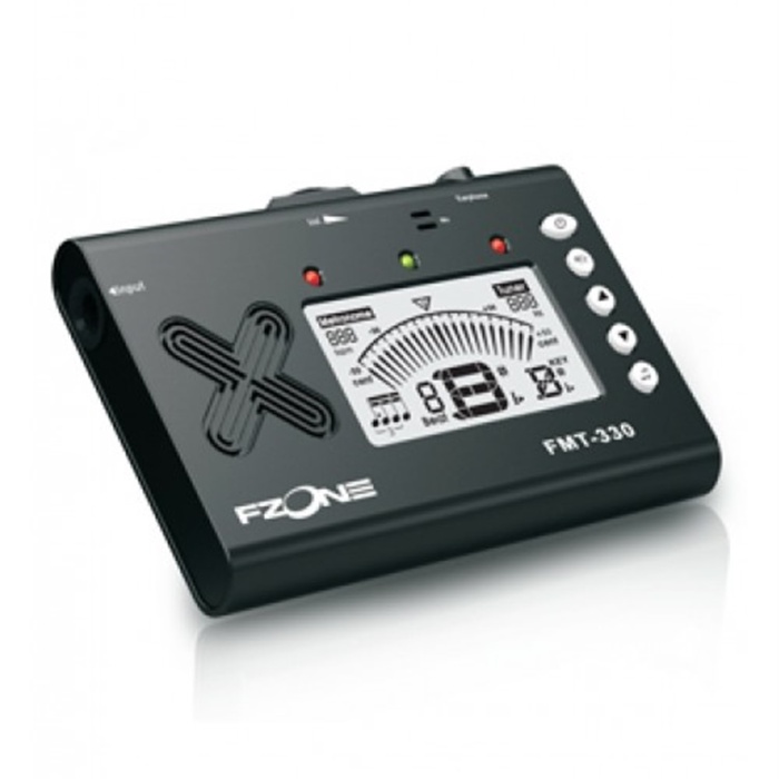 Fzone FMT330 Kromatik Metrotuner | Gitar ve Keman Uyumlu Geniş Ekran Kolay Kullanım ve Akort Kararlılığı