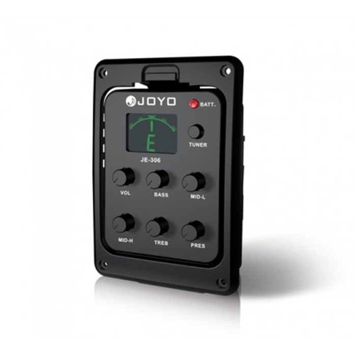 Joyo JE-306 Fishman Bağlama 5 Band Ekolayzer + Tuner | Geniş Frekans Ayar Aralığı ile Profesyonel Sahne Kurulumu ve Dip Gürültüsüz Aktarım
