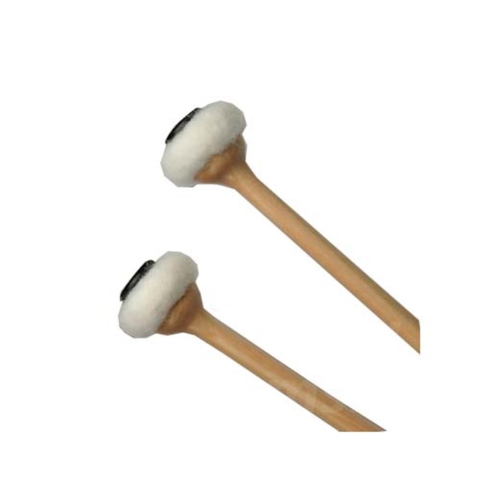 Adams Mlcd2 Perküsyon Malleti - Cartwheel Bright (profesyonel - Hickory Sap) | Amerikan Hickory Sap, Sert Keçe Başlık, Parlak Ve Net Vuruş Tonu | Uyum: Marimba Ve Vibrafon İçin Standart Boy