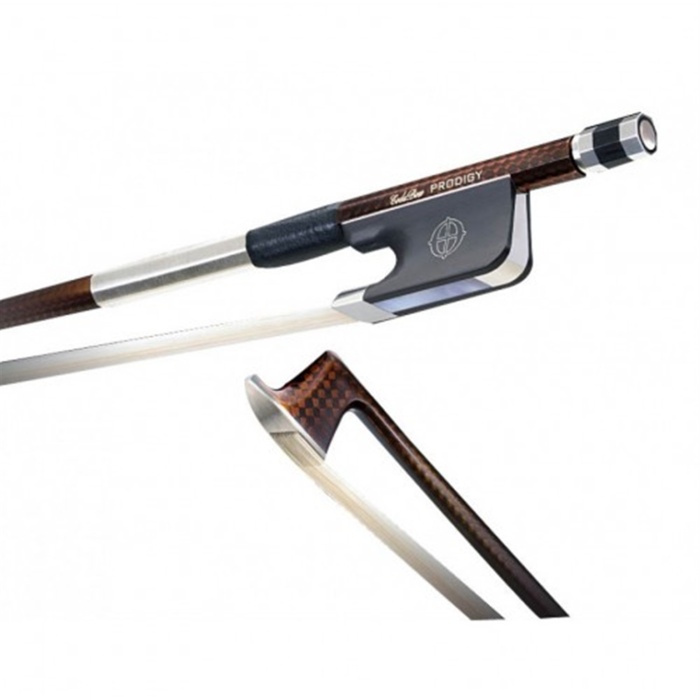 Coda Bow SPB4 Prodigy Karbon Viyola Arşesi (4/4) | Ağaç Rengi Görünümlü Karbon Fiber Net Ses Üretimi ve Rahat Arşe Kullanımı