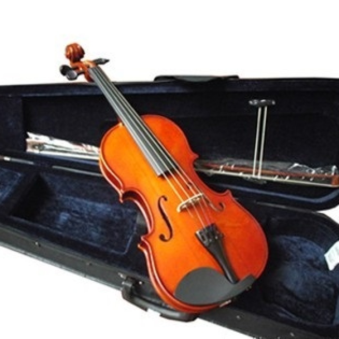 Picaldi VG106 4/4 Keman Seti | Tam Boy Standart Eğitim Kemanı Dengeli Tiz ve Bas Dağılımı ile Komple Set