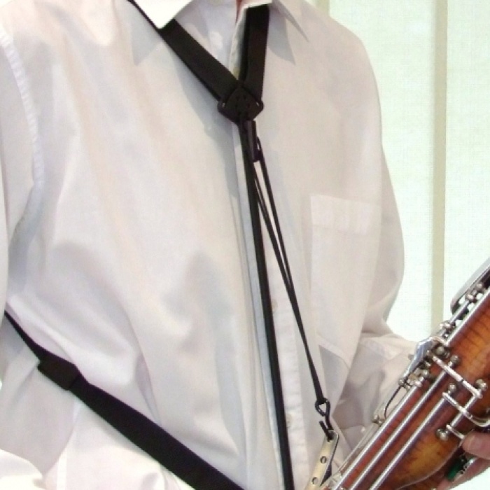 Zappatini 494222 Profesyonel Fagot Bel Askısı | Ağırlığı Dengeli Dağıtan Ergonomik Yapı, Ayarlanabilir Uzunluk, Maksimum Hareket Özgürlüğü