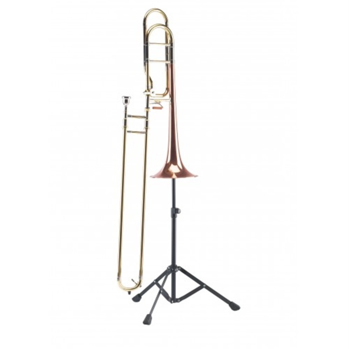 K&M 14990-000-55 Trombon Sehpası (149/9) | Yüksekliği Ayarlanabilir Profesyonel Destek Trombon İçin Güvenli ve Sarsılmaz Duruş