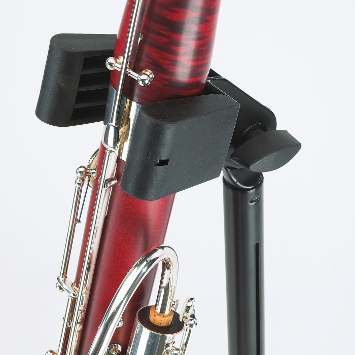 Konig & Meyer 15010-011-55 Profesyonel Fagot Sehpası | Alman Mühendisliği Dayanıklı Çelik Gövde ve Enstrümanı Çizilmelerden Koruyan Yumuşak Destekler