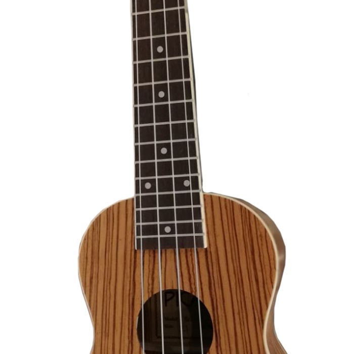 Eva XU21-44 Zebra Desenli Soprano Ukulele (21) | Göz Alıcı Zebra Tasarımı Parlak Ada Sesi ve Yumuşak Naylon Teller