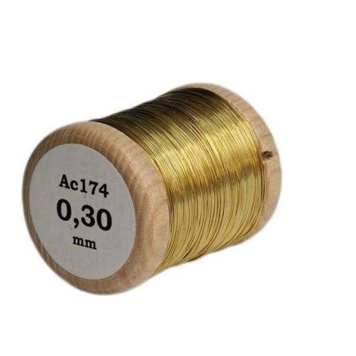 Chiarugi AC.174.03 Obua Kamış Bağlama Teli (0.3mm) | Esnek ve Dayanıklı Metal Yapı Kamışı Mantara Sabitlemek İçin İdeal Kalınlık