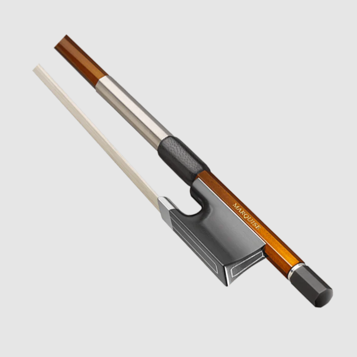 Coda Bow TUXEDOC Marquise Tuxedo Köşeli Topuk Karbon Çello Arşesi | Köşeli Topuk ile Net Ataklar Karbon Fiber Dayanıklılığı ve Şık Siyah Tasarım