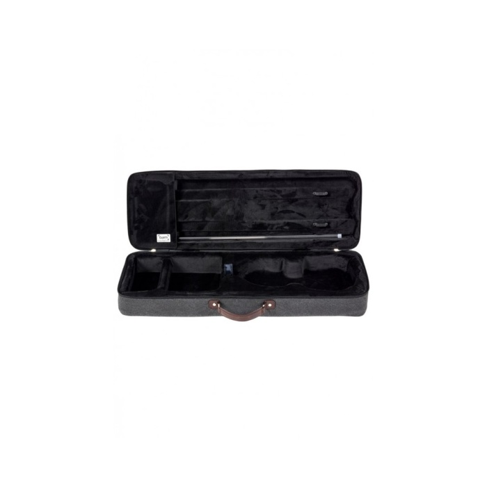 Bam Nash2001sca Keman Kutusu - Nashville Grey 4/4 Kemanlarla Tam Uyumlu (country Stil - Fonksiyonel) | Geniş Dış Cep, Keman Sabitleyici İç Süspansiyon Sistemi, Dayanıklı Tasarım | Ölçü: 4/4 Tam Boy Keman (ağırlık: 3.0 Kg)