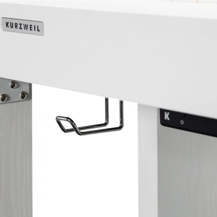 Kurzweil CUP-P1WH Beyaz Dijital Konsol Piyano | Minimalist Mat Beyaz Tasarım 256 Polifoni ve Üst Düzey Ses Örnekleme Teknolojisi
