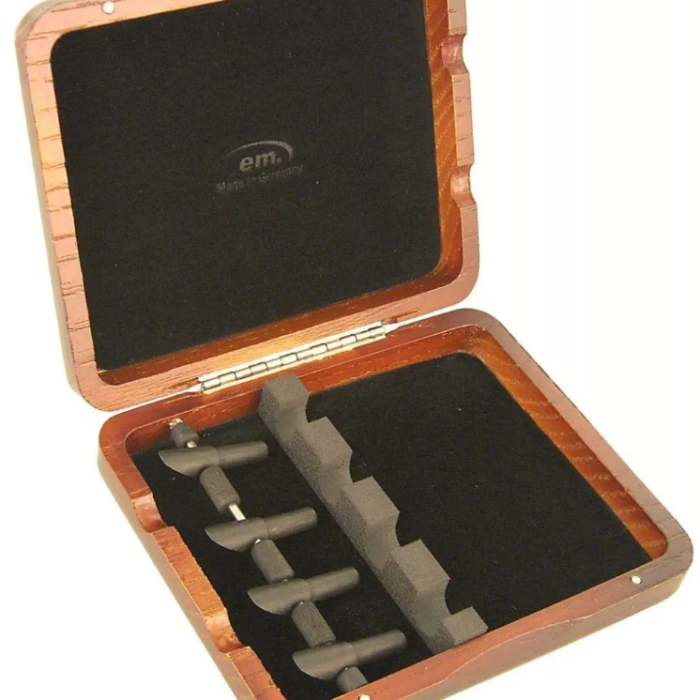 Em. 933104.19 Maun Korangle Kamış Kutusu (4lü) | Gerçek Maun Ağacı Şık Tasarım Kamışları Nemden Koruyan Özel İç Bölmeler