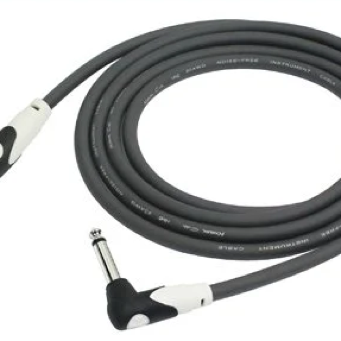 Kırlın LGI-202-6M-BK Siyah L Uçlu Kablo (6 Metre) | Uzun Mesafe Bağlantılar İçin İdeal Düşük Sinyal Kaybı ve Dayanıklı Şasi