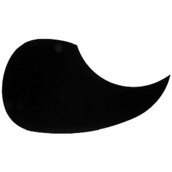 Alice A-025AP Elektro Gitar Pickguard (Siyah) | Standart Strat Tasarımı Çizilmeye Dayanıklı 3 Katmanlı Yapı