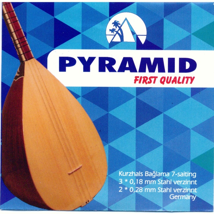 Pyramid 004/PPBT First Quality Kısa Sap Bağlama Teli | Üstün Kaliteli Alaşım Profesyonel İcracılar İçin Maksimum Performans