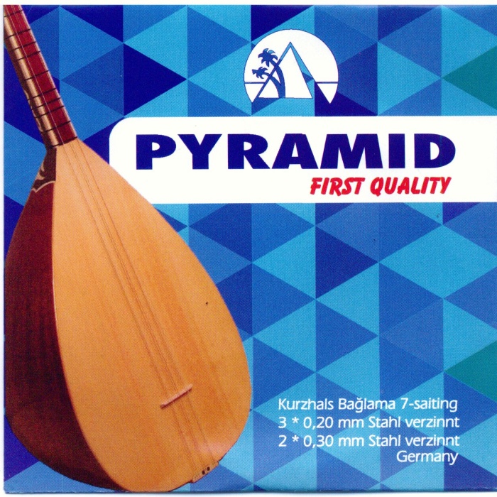 Pyramid 004/PPST First Quality Uzun Sap Bağlama Teli | Uzun Ömürlü Akort Tutma Özelliği Kesintisiz Rezonans ve Parlak Ses