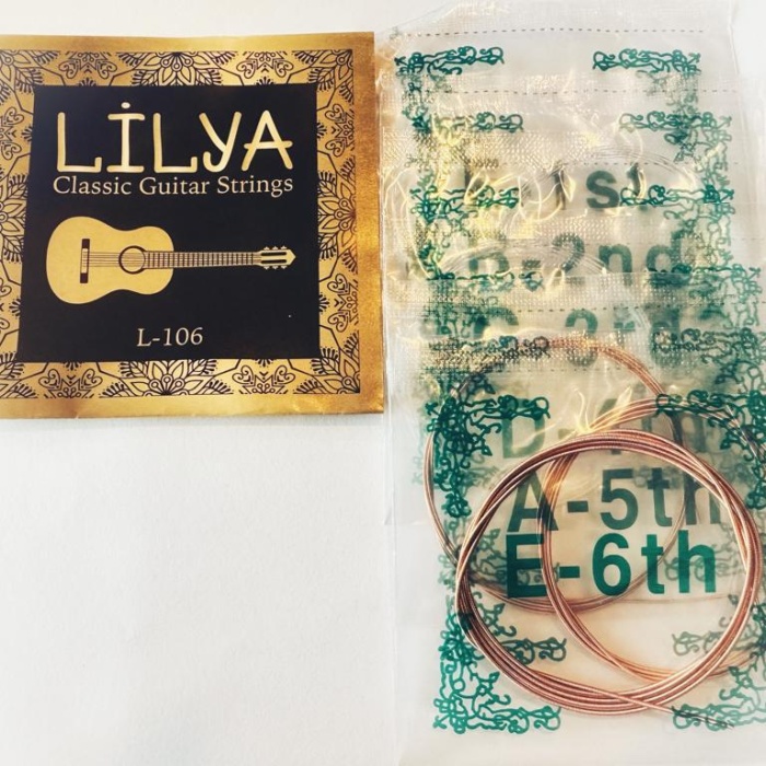Lilya L106 Klasik Gitar Teli Seti | Başlangıç ve Orta Seviye İçin İdeal Yumuşak Çalım Dengeli Ses Dağılımı