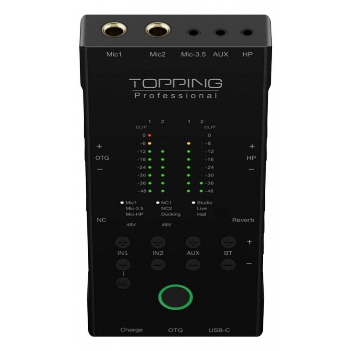 Topping Professional 05 0014 M62 Ses Kartı (Gri) | Düşük Gecikme Profesyonel Kayıt