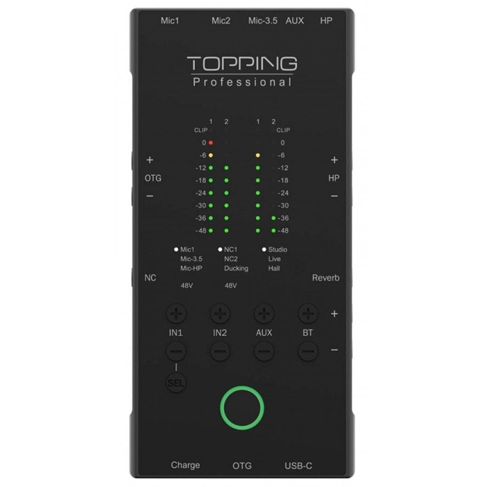 Topping Professional 05 0012 M62 Ses Kartı (Siyah) | 32-bit/384kHz Yüksek Çözünürlük