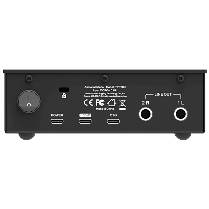 Topping Professional 05 0002 E1x2 OTG Ses Kartı (Beyaz) | Kompakt Tasarım Tek Mikrofon Girişi Yüksek Kalite Preamp