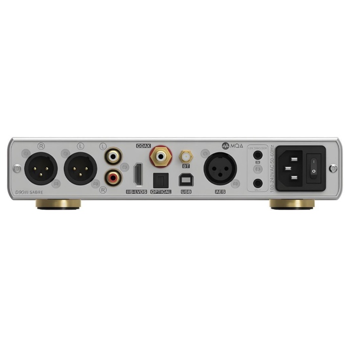 Topping Audio 01 0018 D90 III SABRE Balanced DAC Bluetooth Dönüştürücü (Gümüş) | En Üst Seviye Performans Dinamik Aralık