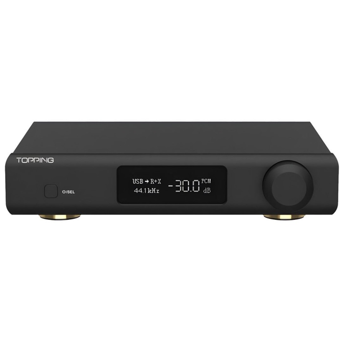 Topping Audio 01 0017 D90 III SABRE Balanced DAC Bluetooth Dönüştürücü (Siyah) | Profesyonel Stüdyo ve Hi-Fi İçin