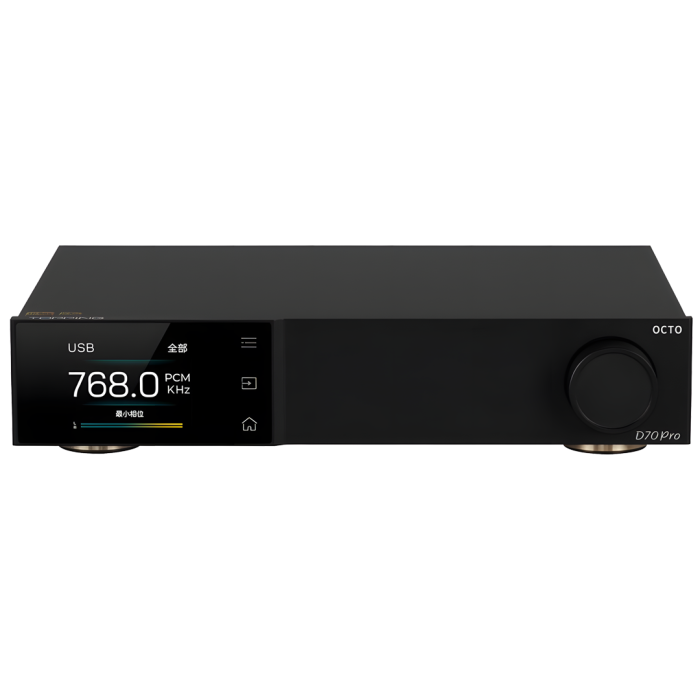 Topping Audio 01 0011 D70 PRO OCTO DAC Bluetooth Dönüştürücü (Siyah) | 8x CS43198 Çip Paralel İşleme