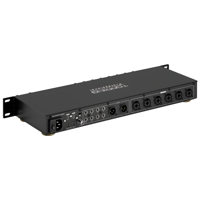 Topping Professional 05 0009 E8x8 Pre Ses Kartı (Siyah) | 8 Mikrofon Preamplifikatörü Stüdyo Standardı