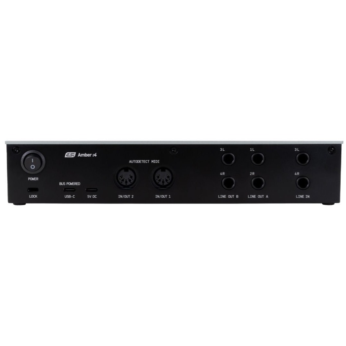 ESI Audio 25 0065 Amber i4 USB Ses Kartı | 4 Giriş / 4 Çıkış Premium Mikrofon Preampları