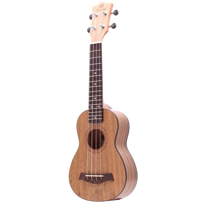 Carlos U700 Soprano Ukulele (başlangıç - Maun Seri) | Maun (mahogany) Gövde Ve Kapak, Gül Ağacı Klavye, Sıcak Ve Dengeli Akustik Tını | Ölçüler: Soprano Boy / 12 Perde