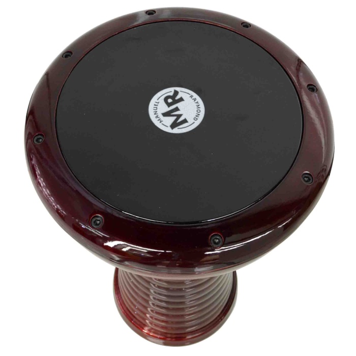 Manuel Raymond DDDWRD Döküm Darbuka (Bordo) | Desenli Gövde Profesyonel Aksam