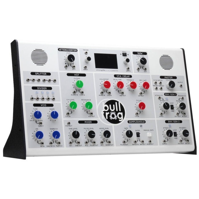 Erica Synths 01 0014 Bullfrog XL Analog Desktop Synthesizer | Eğitim Odaklı Modüler Tasarım Büyük Kontrol Yüzeyi