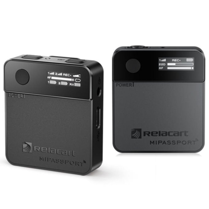 Relacart 12 0004 Mi1 Pro İOS Uyumlu Wireless/Kablosuz Mikrofon Sistemi | Tek Kanal Profesyonel Kamera Üstü Alıcı