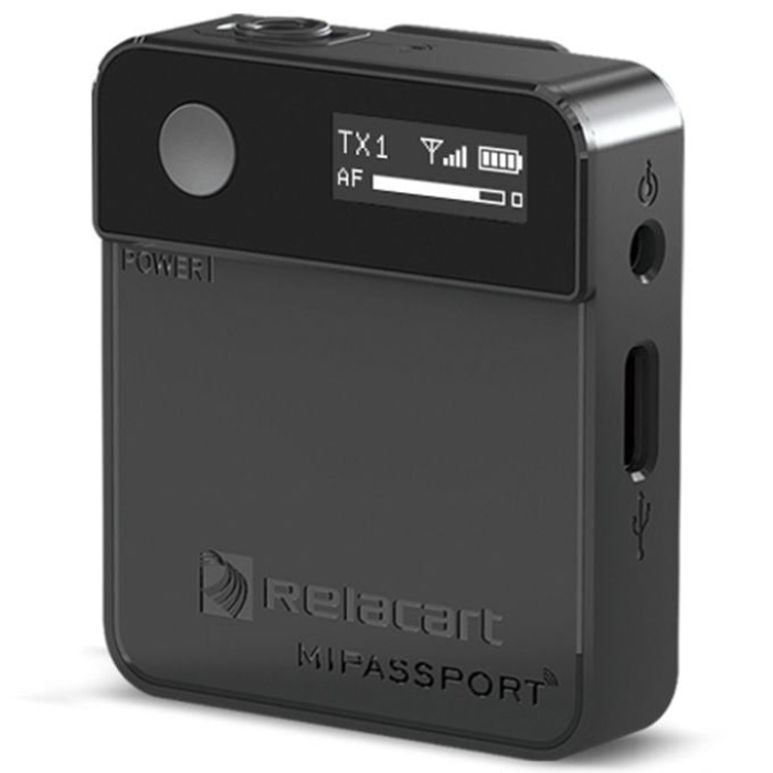 Relacart 12 0011 Mi2 İOS Uyumlu Wireless/Kablosuz Mikrofon Sistemi | Çift Kanal Eşzamanlı Kayıt Küçük Form Faktörü