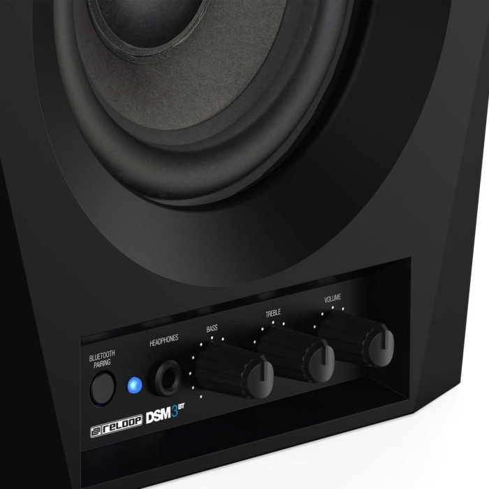 Reloop 12 0023 DSM-3 BT Yakın Alan Bluetooth Studio Monitörü (Çift) 2x20W | Bluetooth Özellikli Masaüstü DJ Monitörü