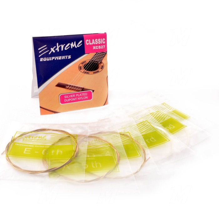 Extreme XCS27 Klasik Gitar Tel Takımı | Naylon ve Gümüş Sarım Yumuşak Çalım