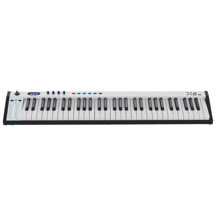 Midiplus 10 0028 X6 III MIDI Klavye | 61 Tuşlu Yarı Ağırlıklı Tuşe LED Ekran