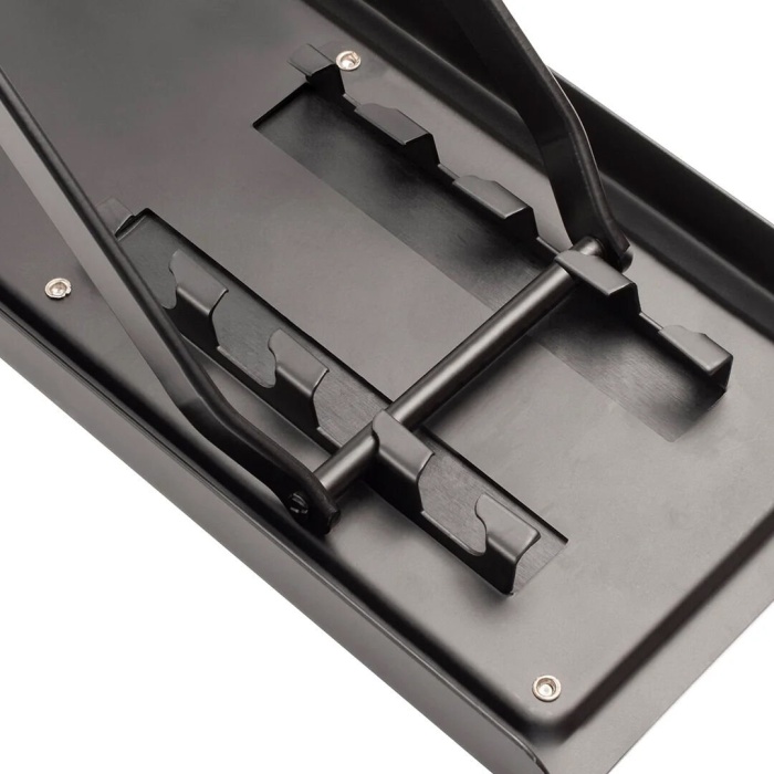 Ultimate Support 07 0034 Js-ft100b Gitar Ayaklığı (profesyonel - Klasik Gitar Aksesuarı) | 4 Kademeli Yükseklik Ayarı, Kaymaz Kauçuk Yüzey, Dayanıklı Çelik Gövde | Ölçüler: 254 X 101 Mm Platform