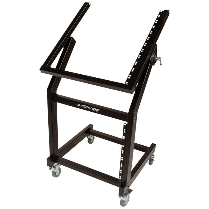 Ultimate Support 07 0018 JS-SRR100 Tekerlekli Rack Kabinet Laptop Standı | 19 İnç Cihazlar İçin Mobil Çözüm