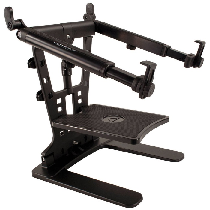 Ultimate Support 07 0009 Lpt-1000Qr Hyperstation (profesyonel - Laptop & Kontrolcü Standı) | Quick-release Hızlı Kilitleme Mekanizması, Açısı Ayarlanabilir Gövde, Entegre Aksesuar Tepsisi | Ölçüler: Katlanabilir İnce Profil