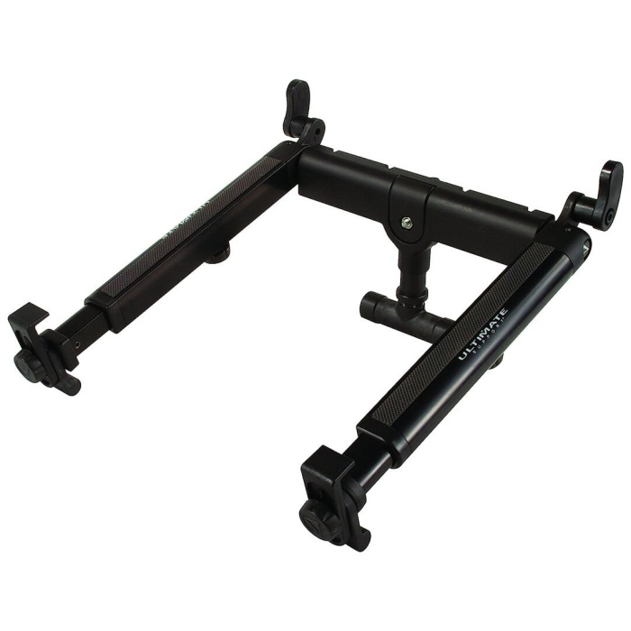 Ultimate Support 07 0009 Lpt-1000Qr Hyperstation (profesyonel - Laptop & Kontrolcü Standı) | Quick-release Hızlı Kilitleme Mekanizması, Açısı Ayarlanabilir Gövde, Entegre Aksesuar Tepsisi | Ölçüler: Katlanabilir İnce Profil