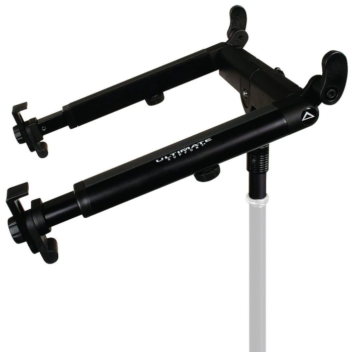 Ultimate Support 07 0009 Lpt-1000Qr Hyperstation (profesyonel - Laptop & Kontrolcü Standı) | Quick-release Hızlı Kilitleme Mekanizması, Açısı Ayarlanabilir Gövde, Entegre Aksesuar Tepsisi | Ölçüler: Katlanabilir İnce Profil